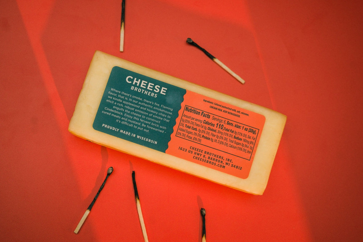 Applewood & Hickory Smoked Cheddar | Cheese Brothers 6 oz