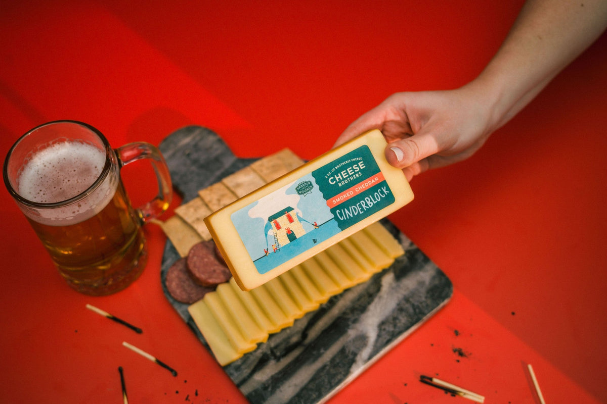Applewood & Hickory Smoked Cheddar | Cheese Brothers 6 oz