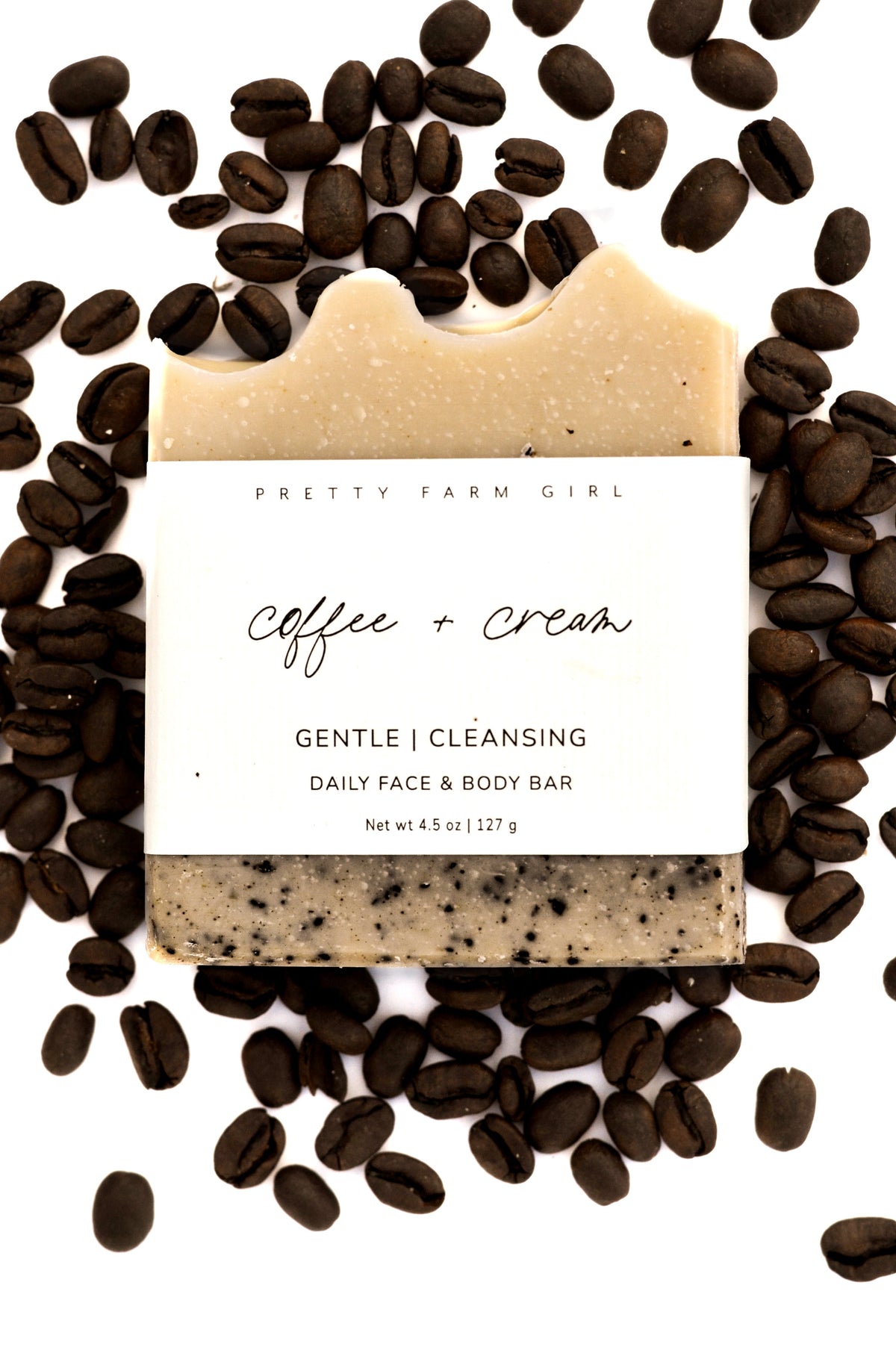 Coffee & Cream Tallow and Goat Milk Soap Bar | Pretty Farm Girl