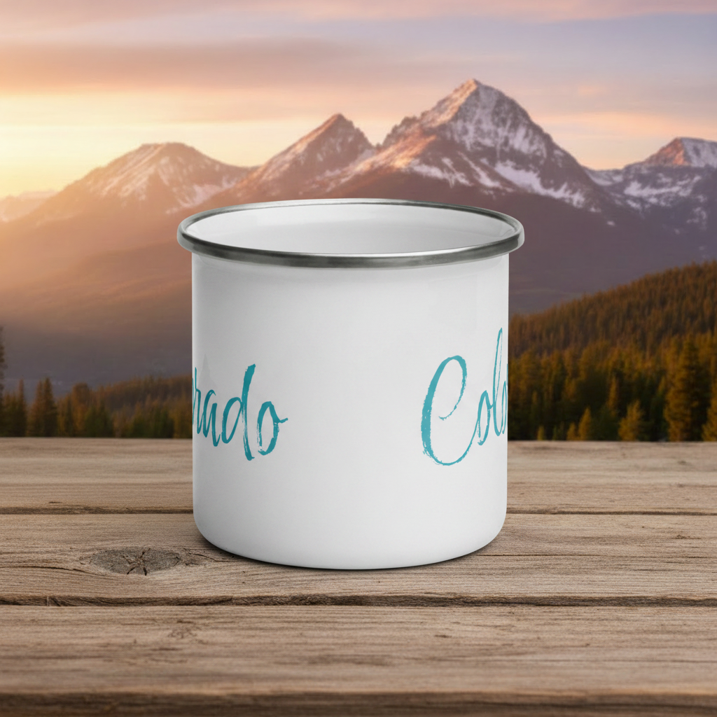 Colorado Mug on Mountain Background
