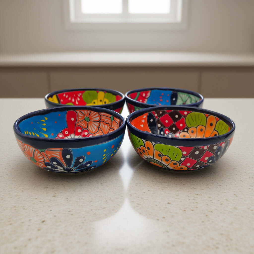 5-Inch Colorful Talavera Bowl