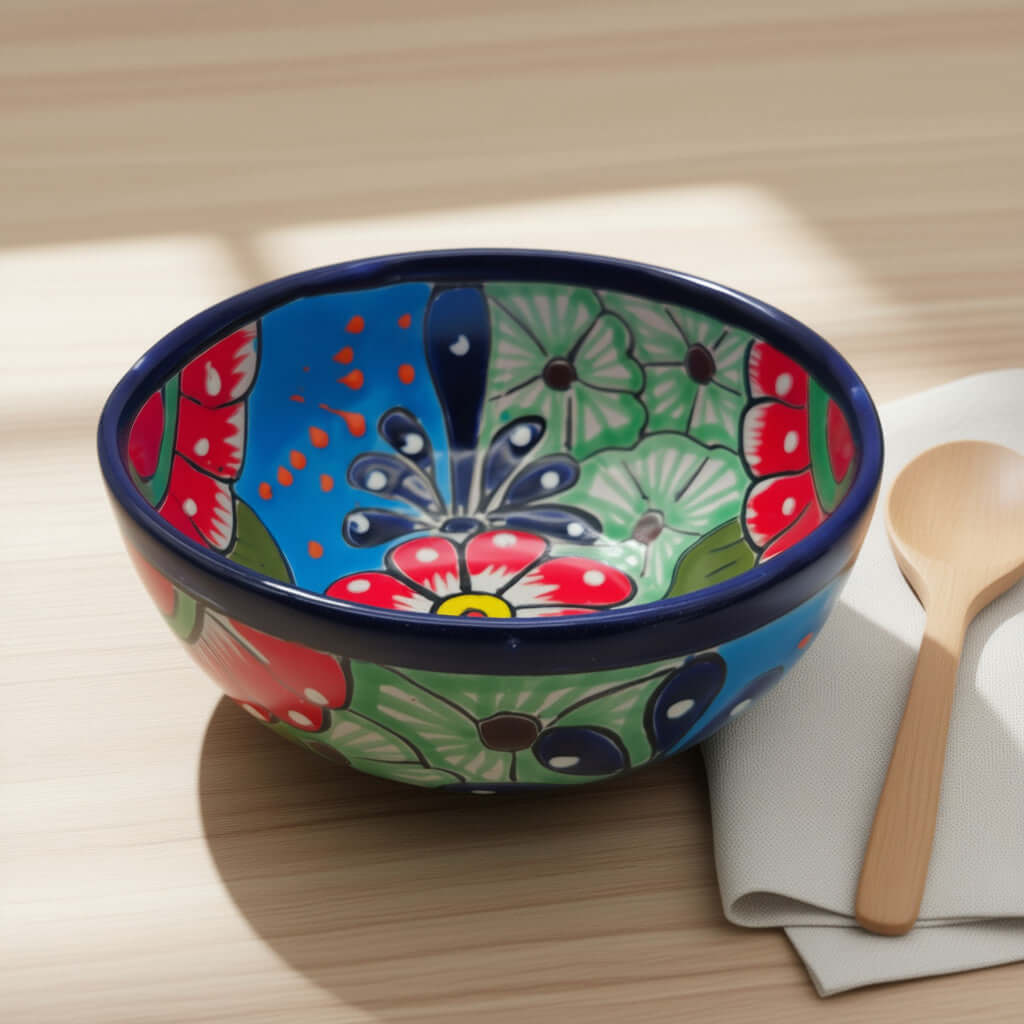 5-Inch Colorful Talavera Bowl