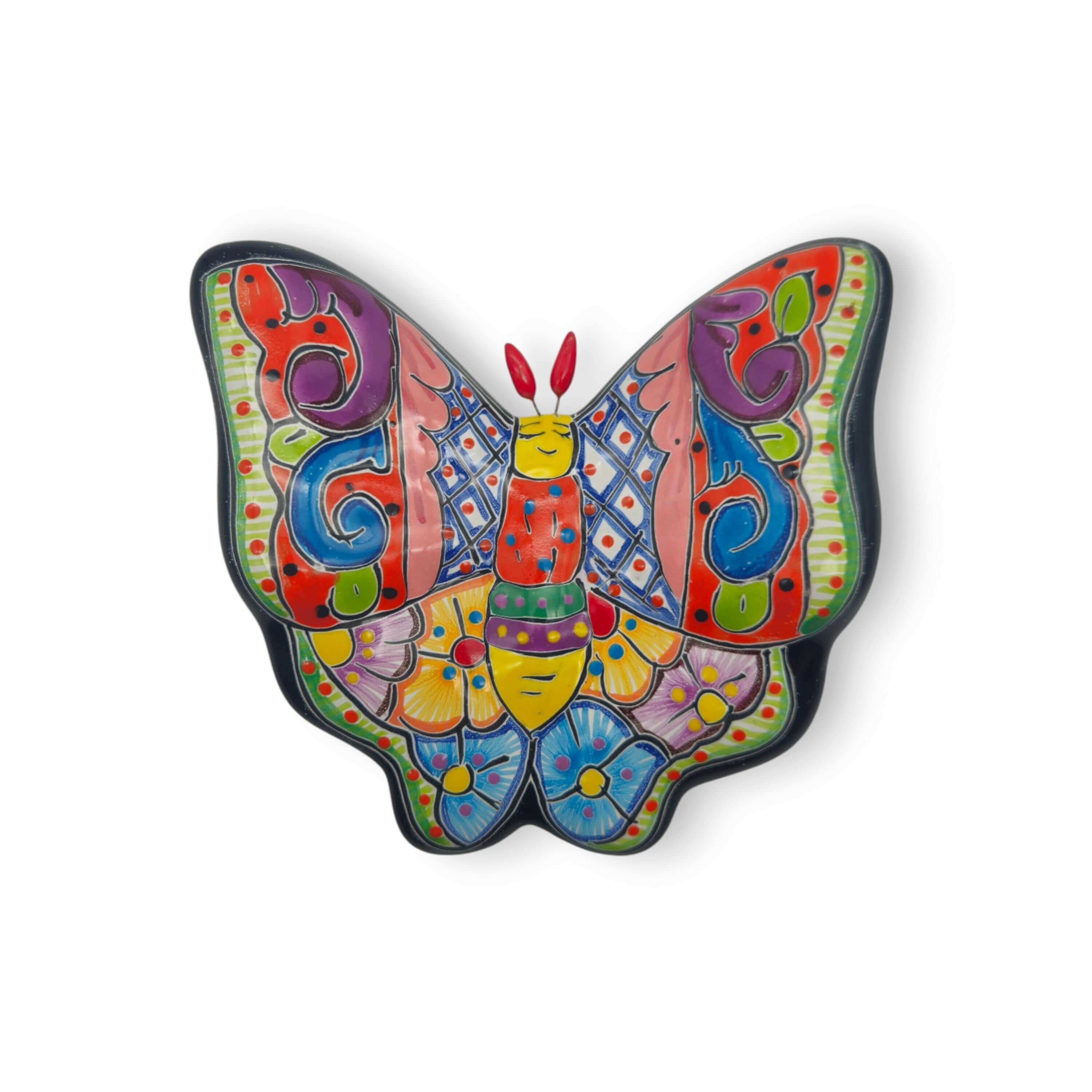 Talavera Butterfly Trio Wall Art
