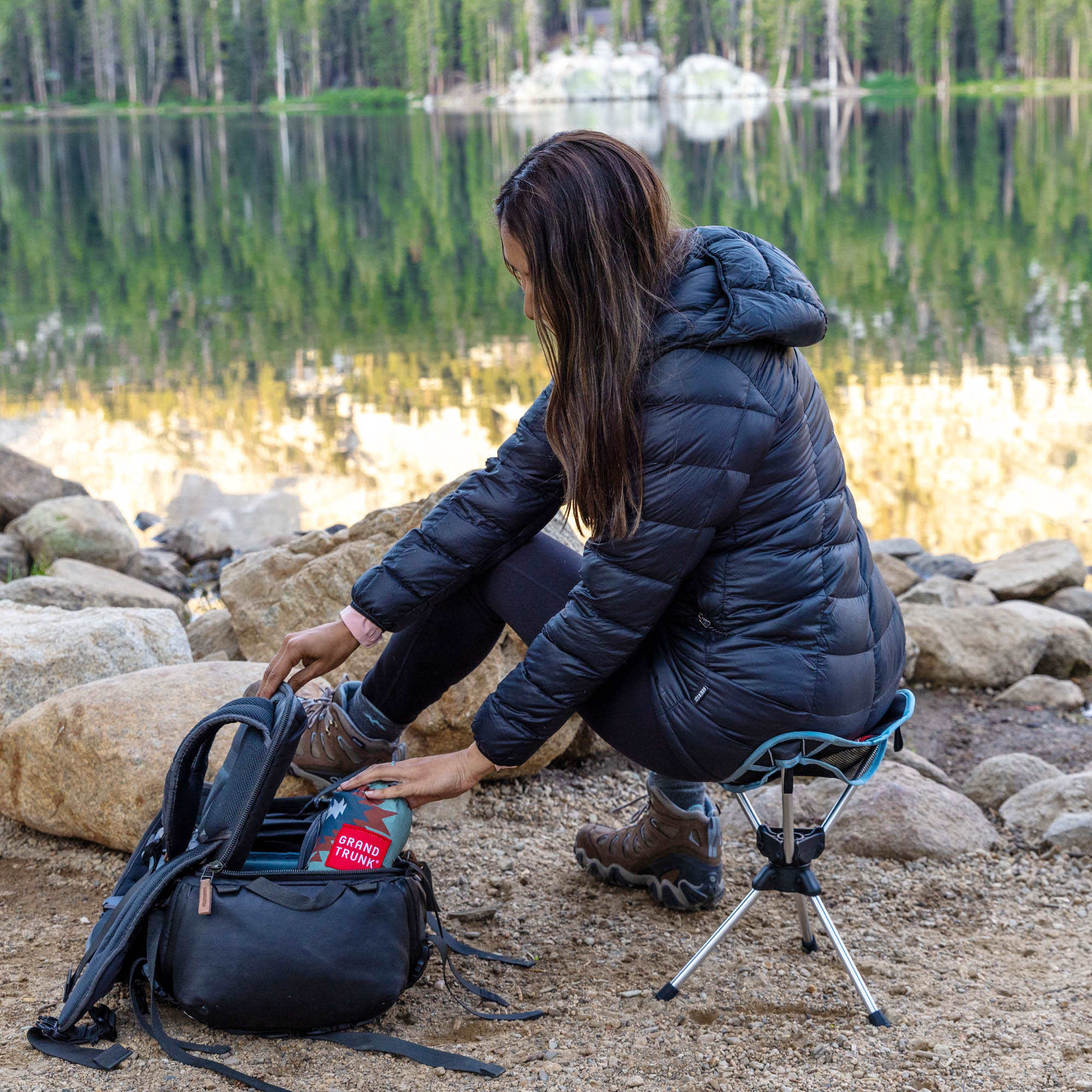 360° Swivel Camp Stool