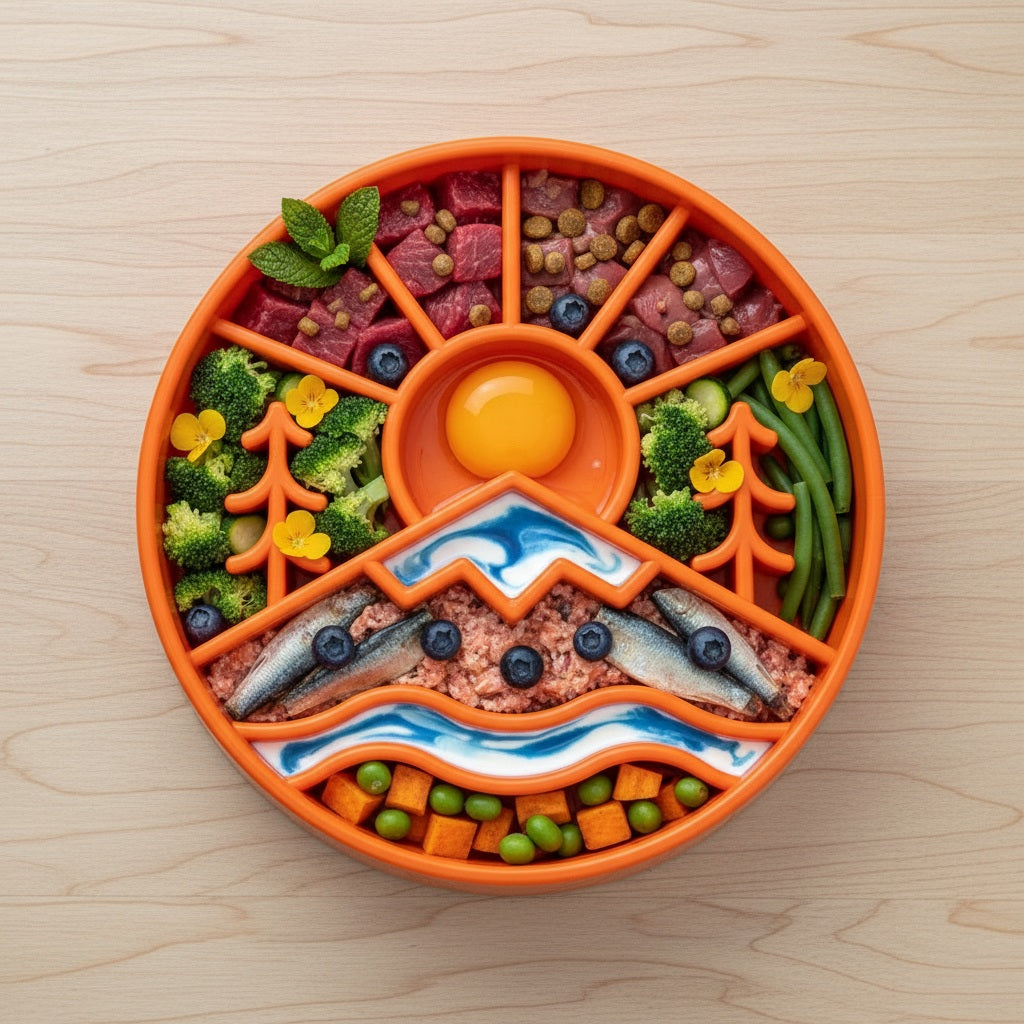 Great Outdoors Slow Feeder Dog Bowl
