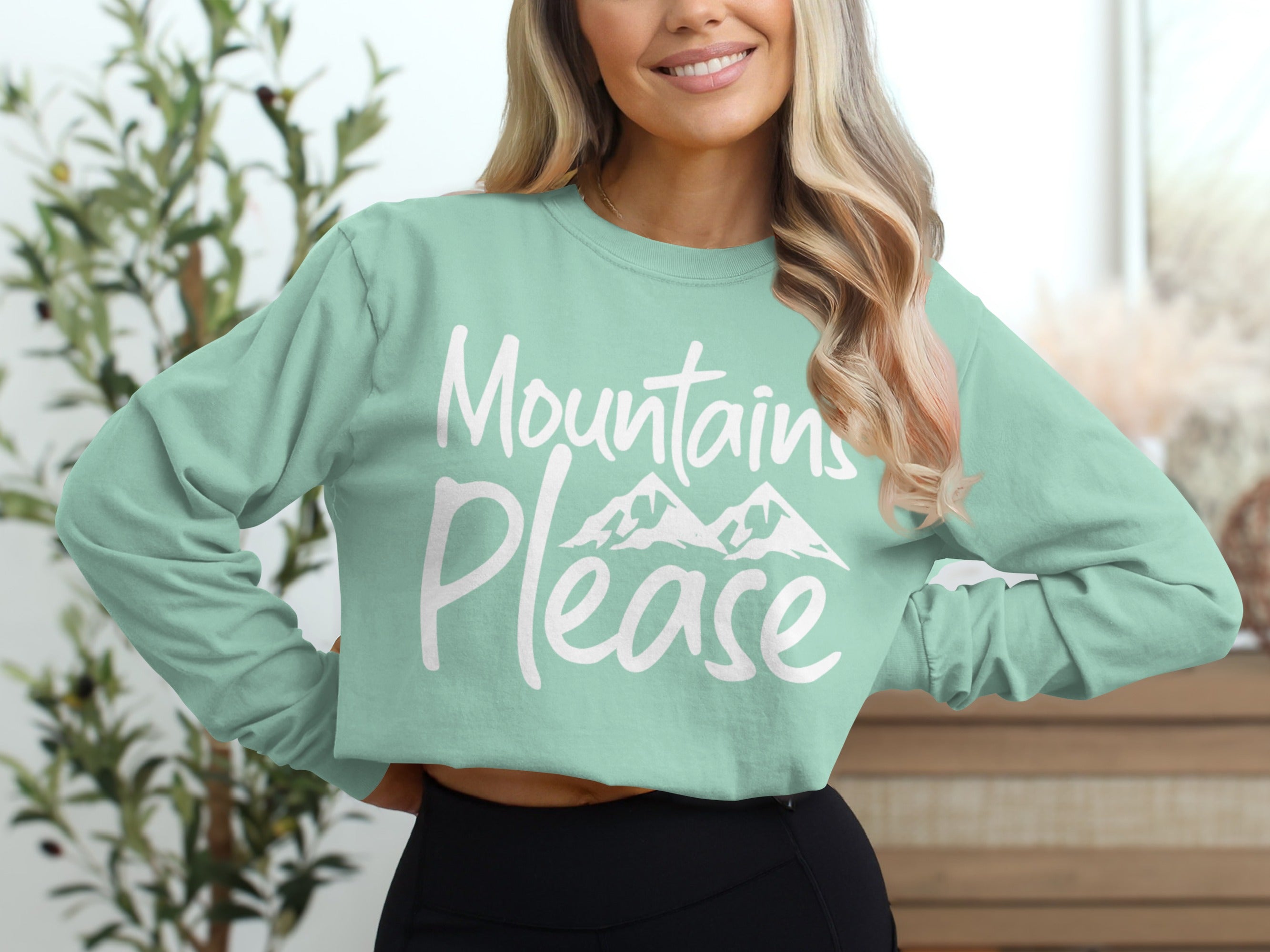 Mountains Please Long Sleeve T