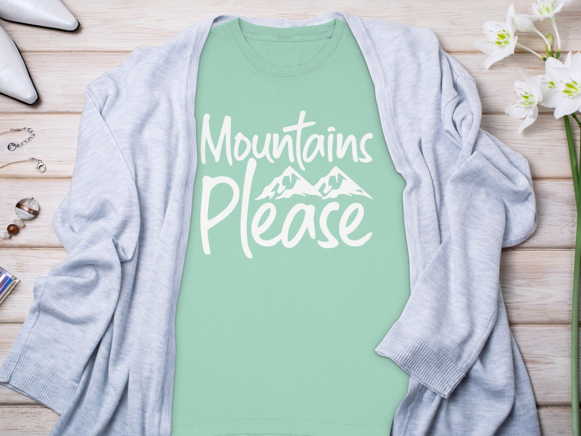 Mountains Please Long Sleeve T