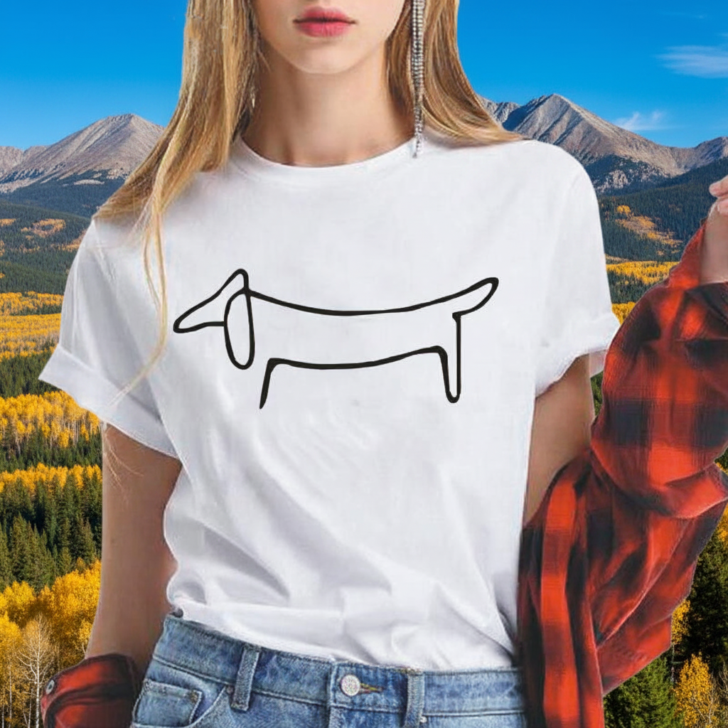 Dachshund Tee – Colorado Background Cropped
