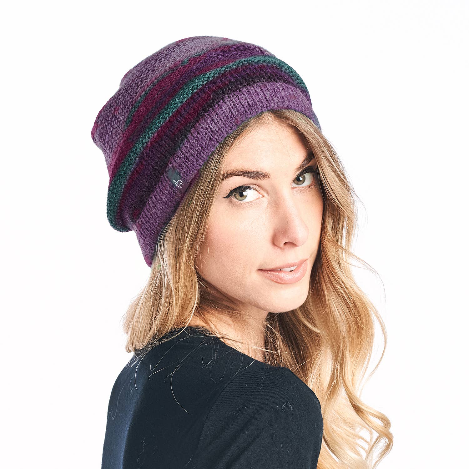 Fig Alpaca Beanie