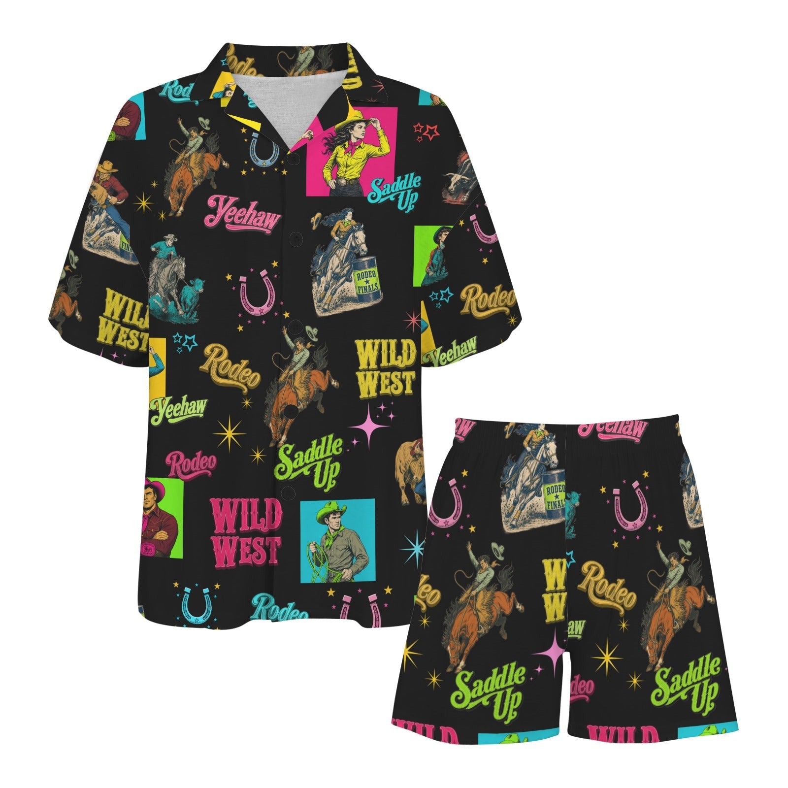 The Last Roundup Short Pajama Set