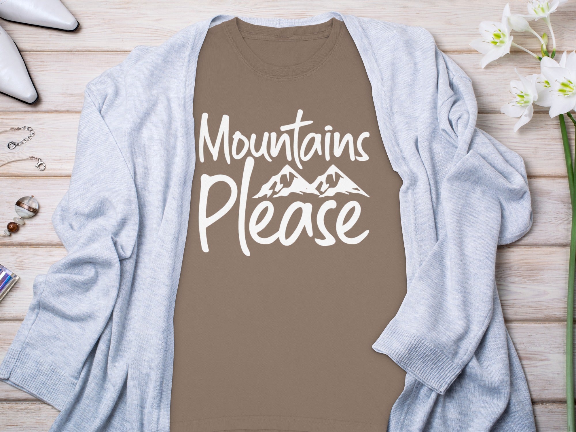 Mountains Please Long Sleeve T