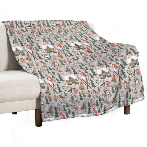 Cabin Life Throw Blanket