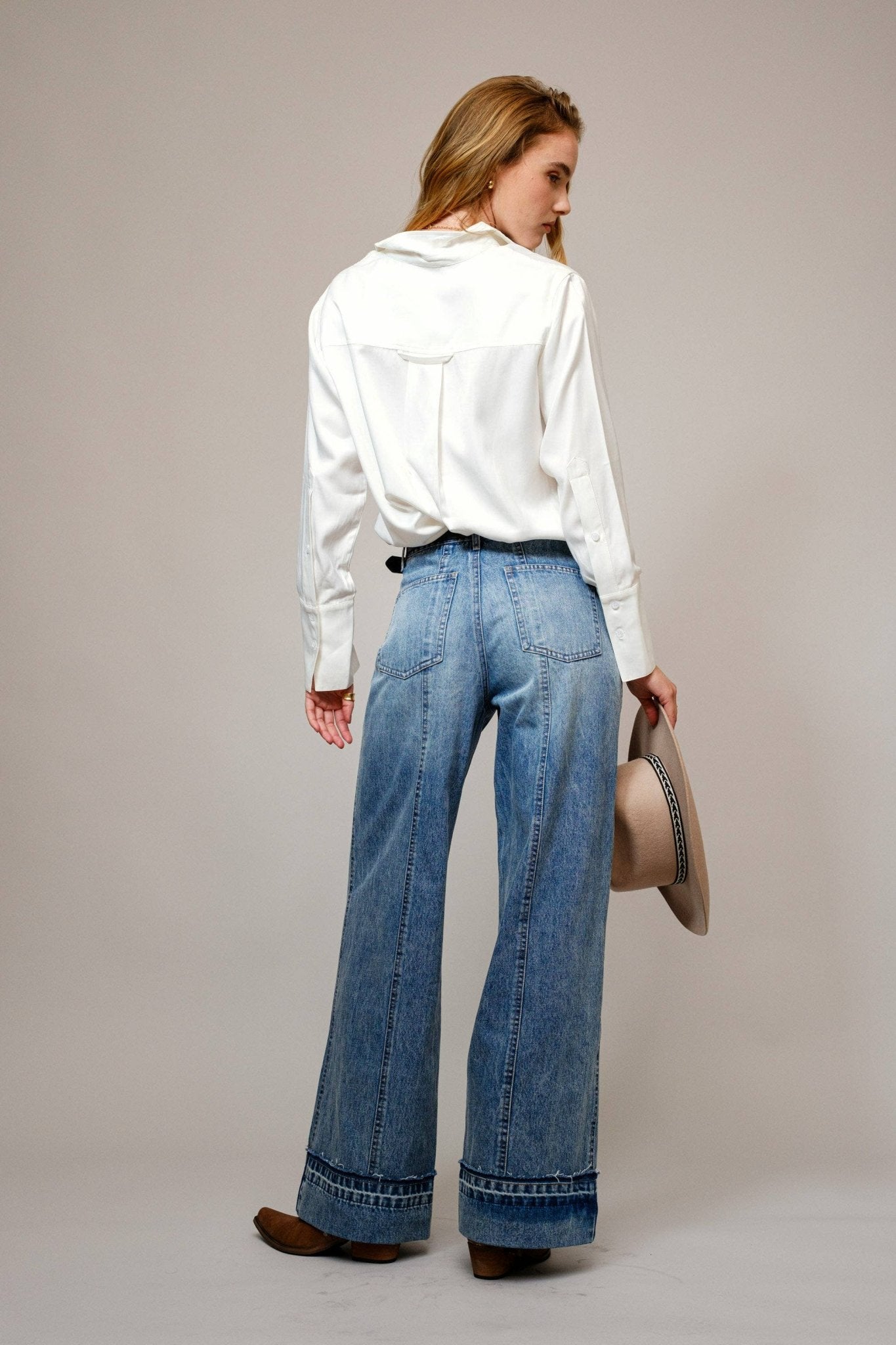Women's Western Yoke Button-Up Blouse