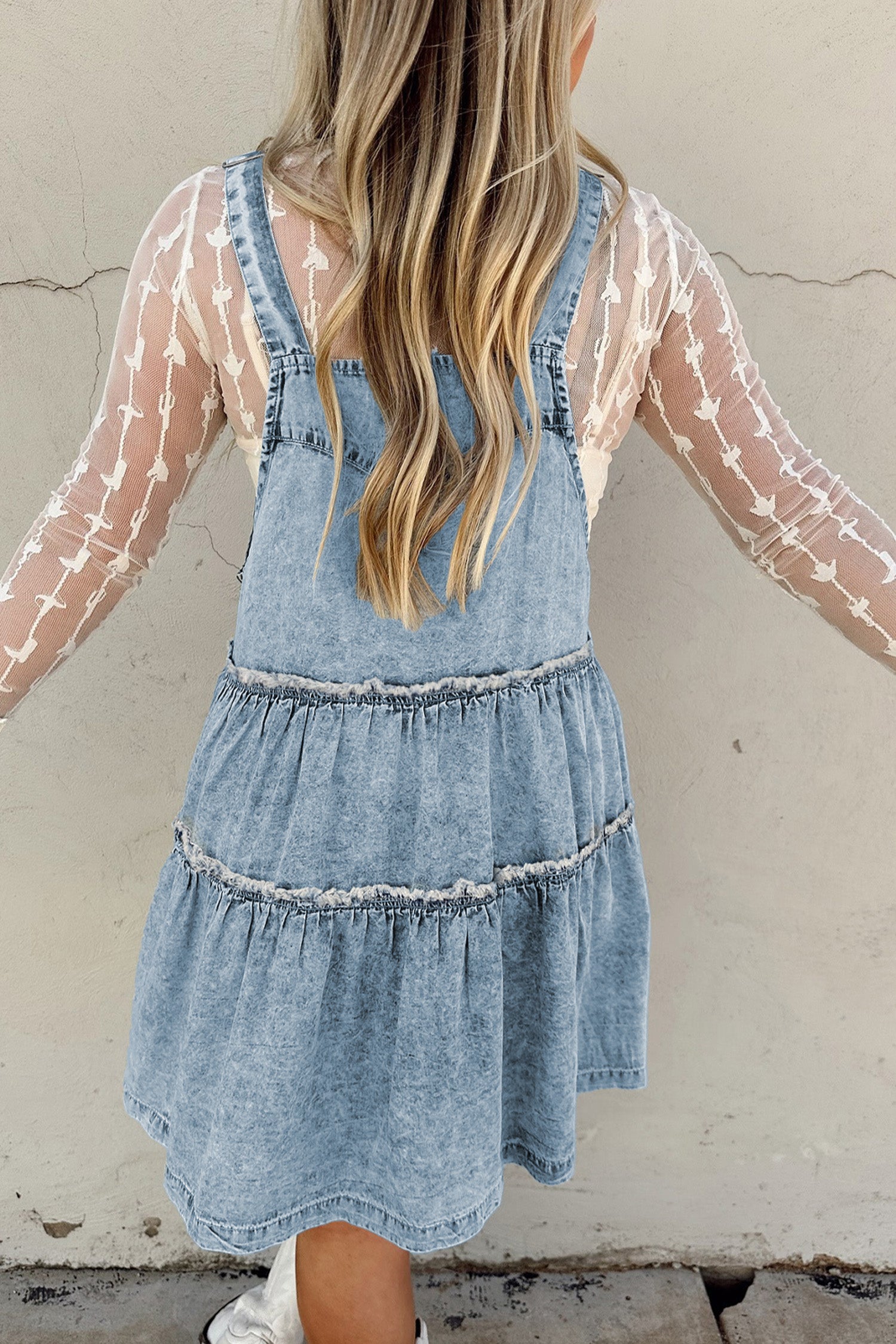 Dusk Blue Overall Denim Dress