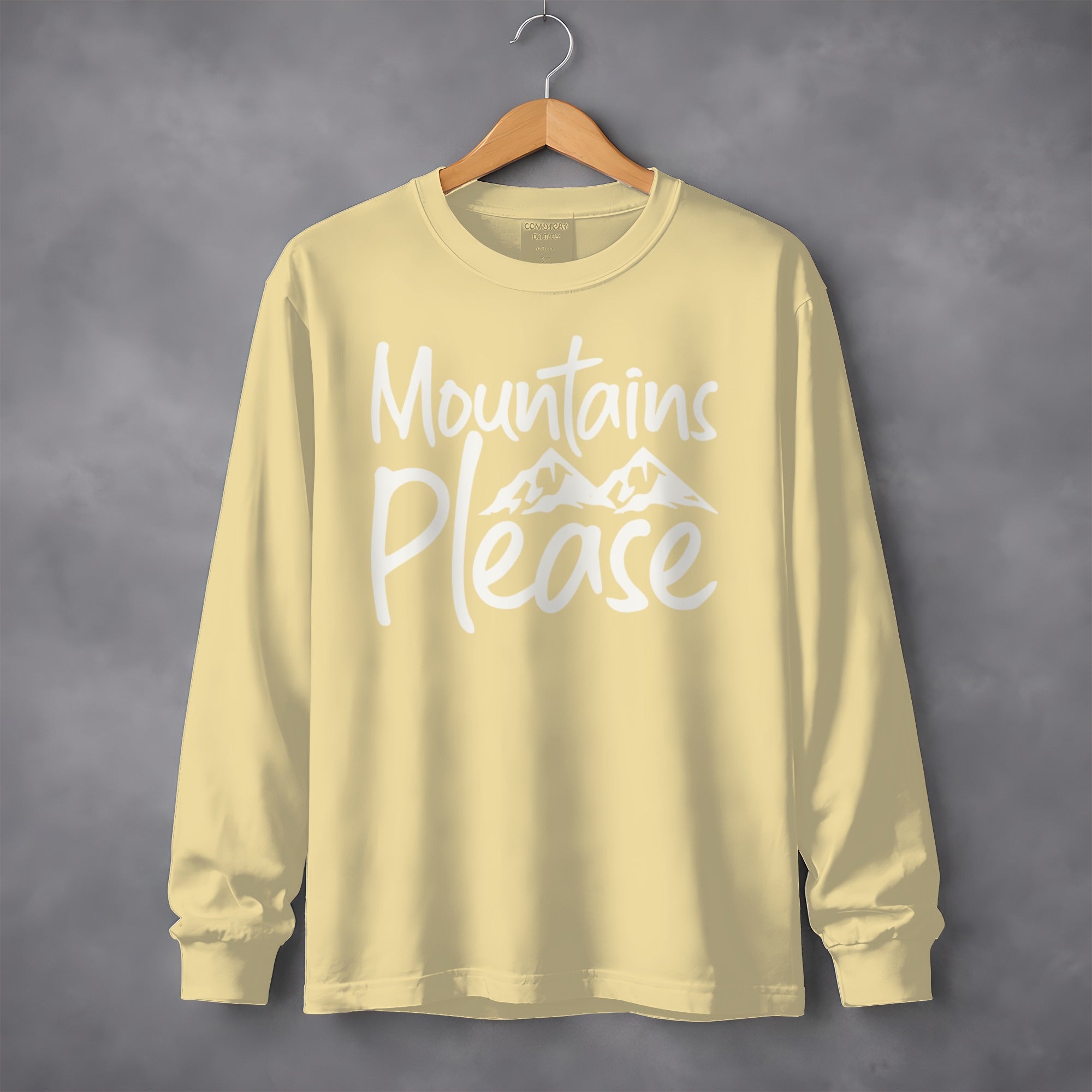 Mountains Please Long Sleeve T
