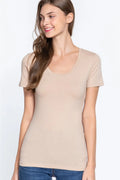 Women's Fitted Scoop Neck Tee