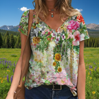 Floral Garden Tee Colorado Background