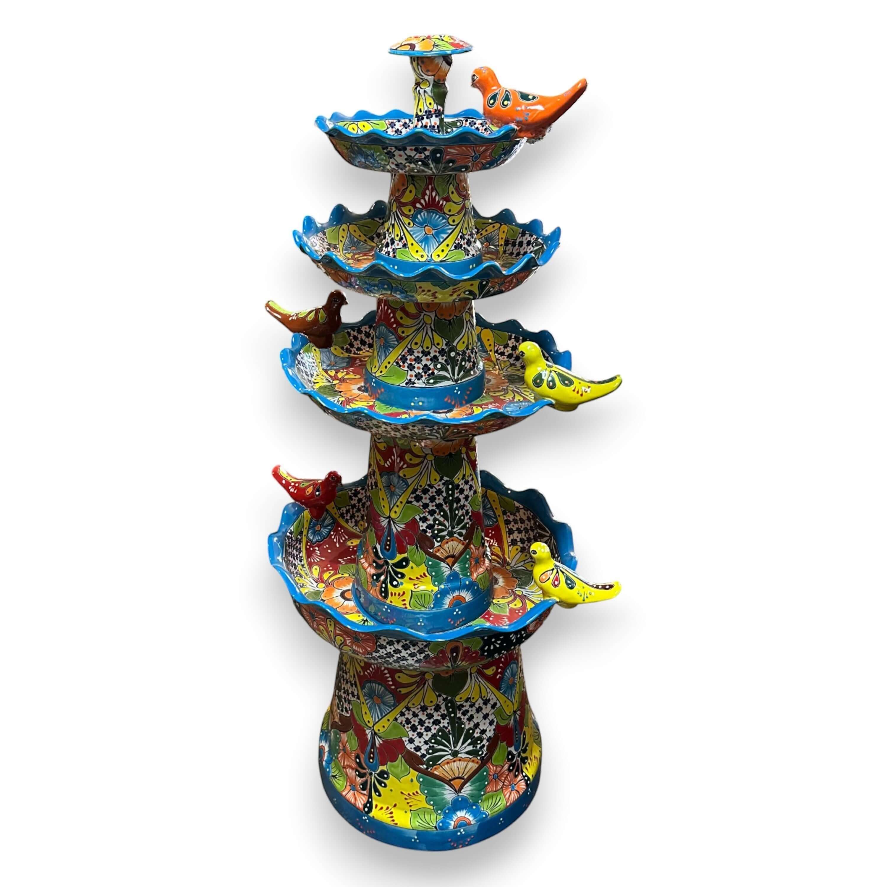 Multicolor Talavera Garden Fountain