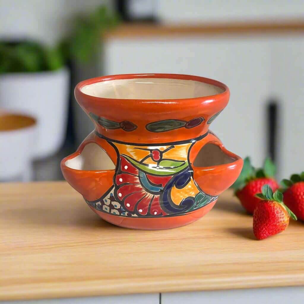 Talavera Strawberry Planter
