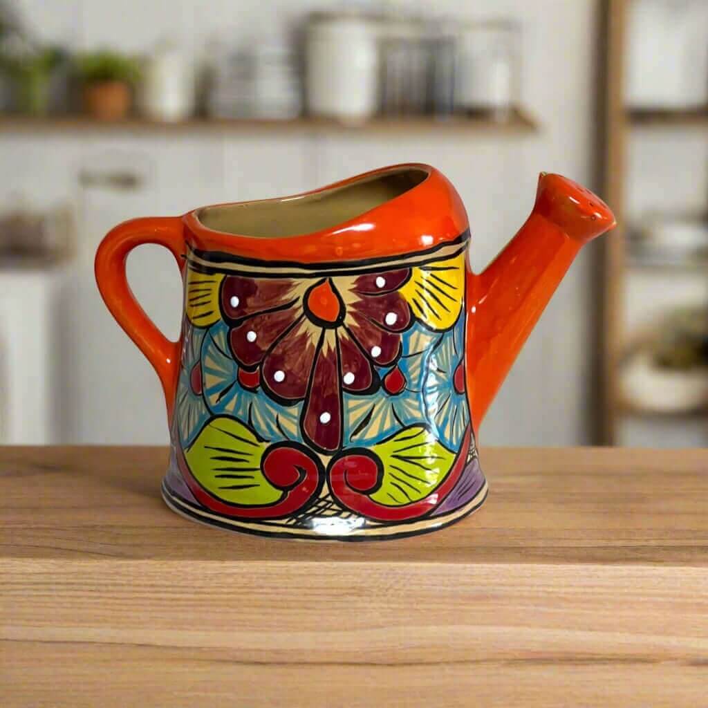 Talavera Watering Can Planter