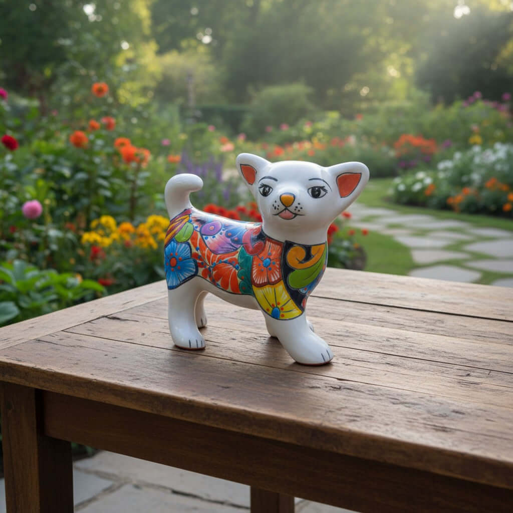 Talavera Chihuahua Figurine