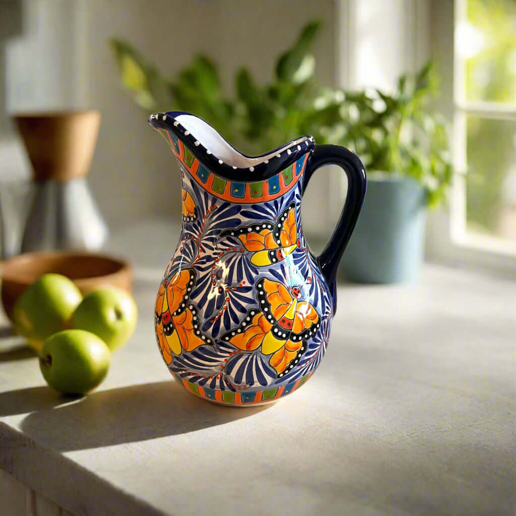 Talavera Monarch Pitcher Set
