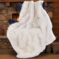 Highland Fox Throw – Colorado Cabin Background