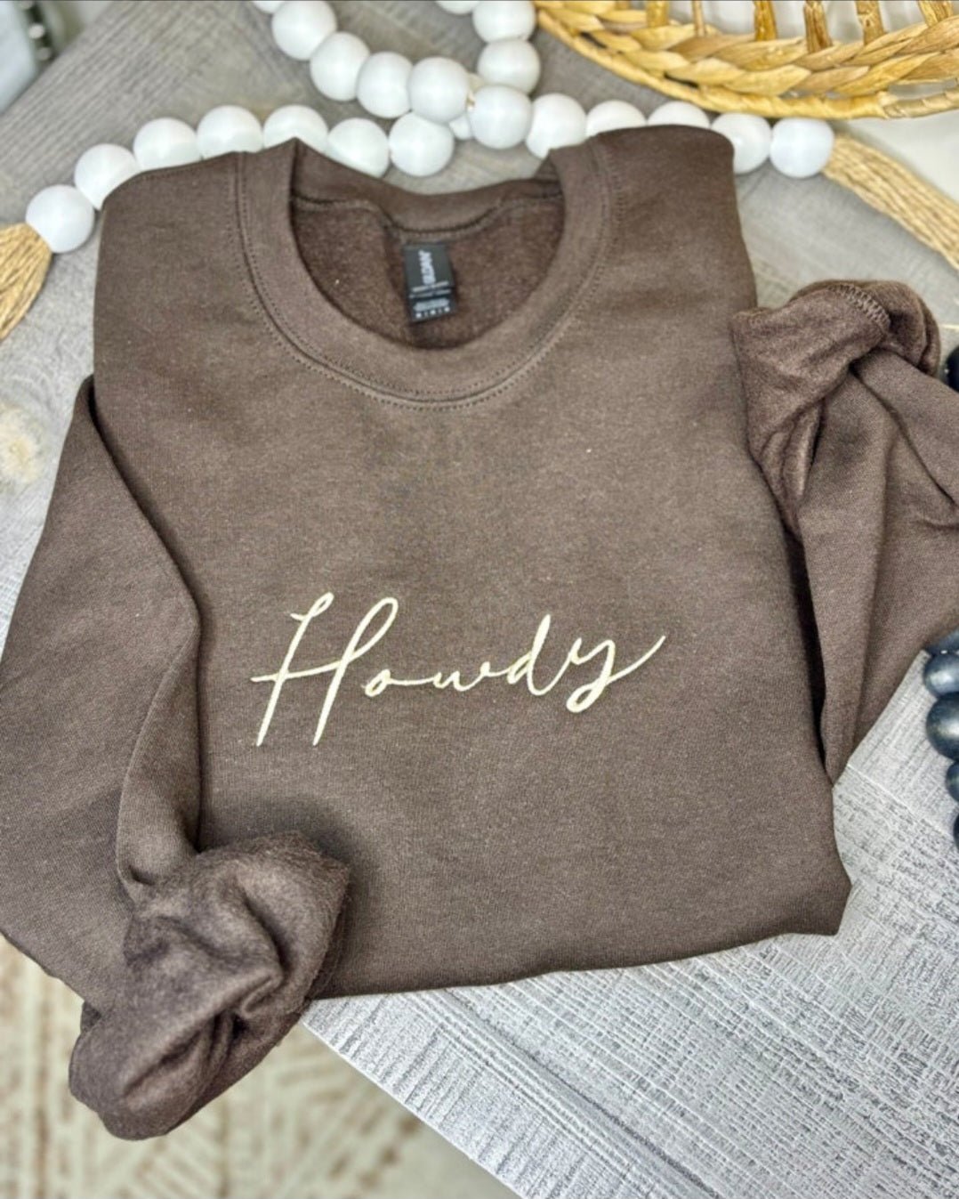 Women's Howdy Embroidered Sweatshirt