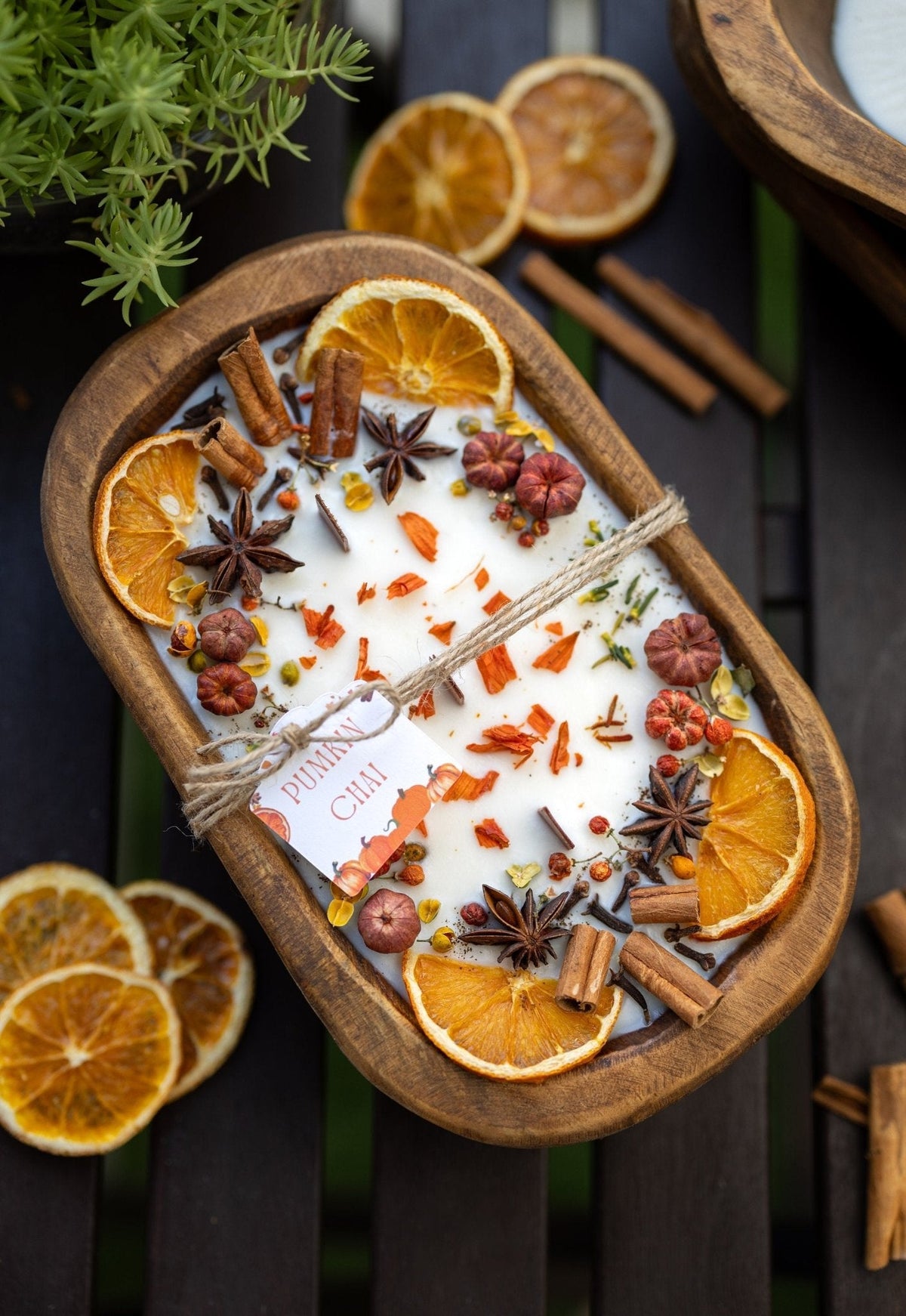 Autumn Hearth Dough Bowl Candle