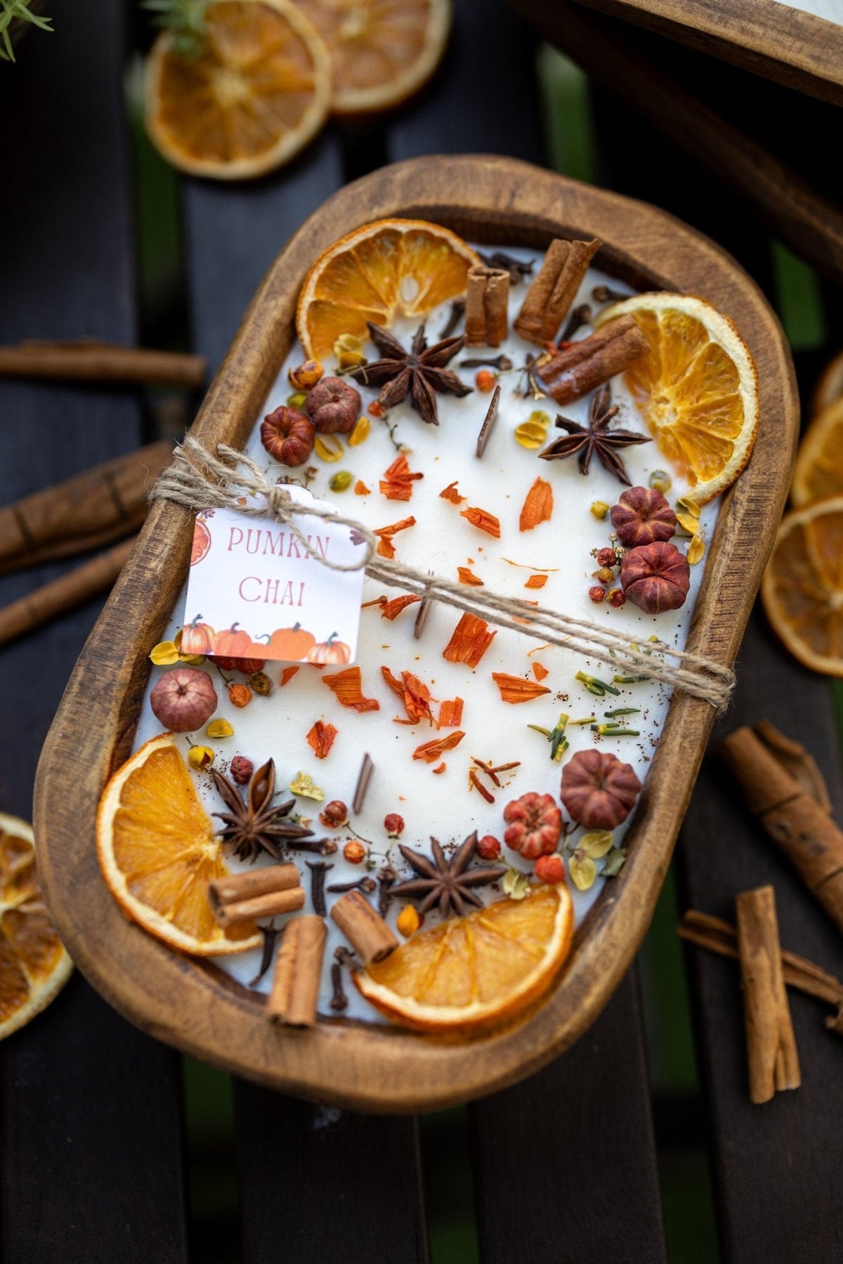 Autumn Hearth Dough Bowl Candle
