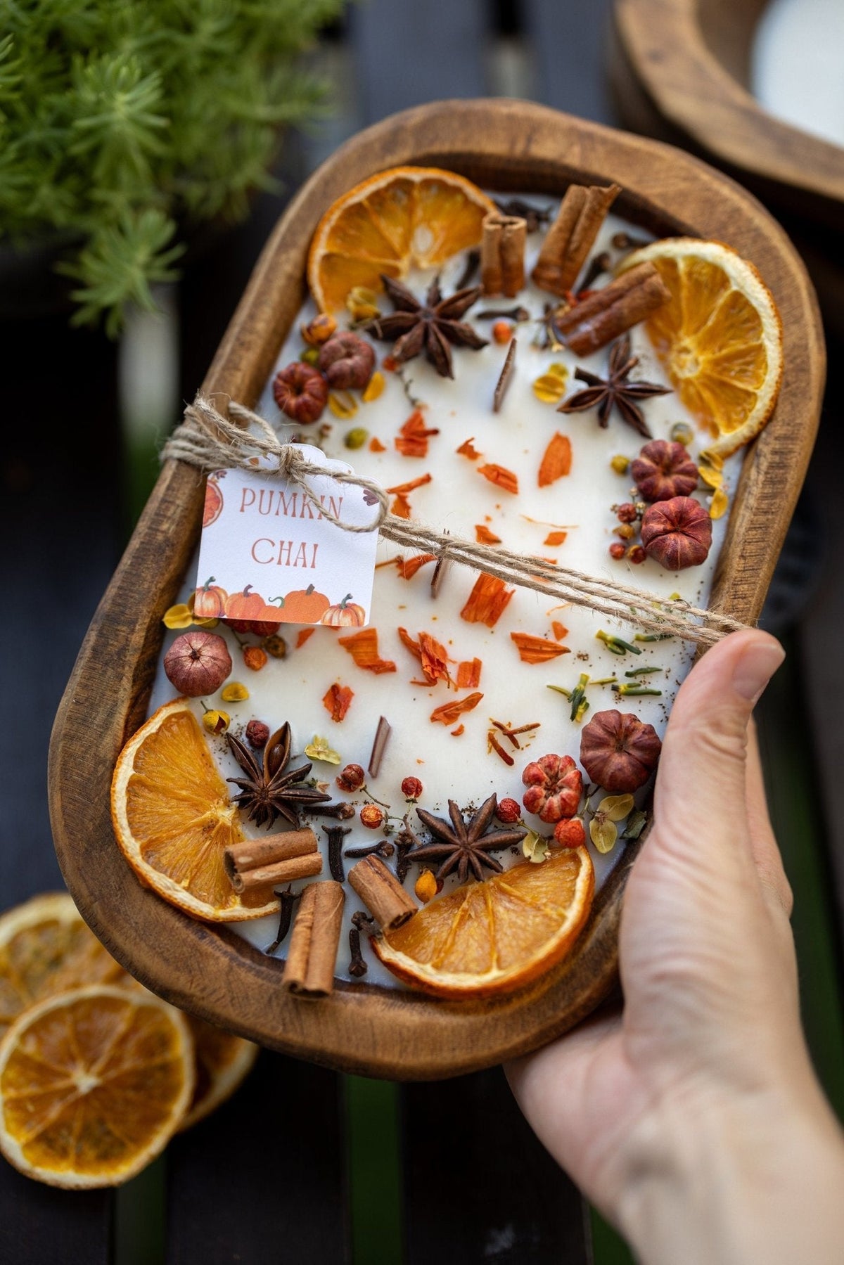 Autumn Hearth Dough Bowl Candle