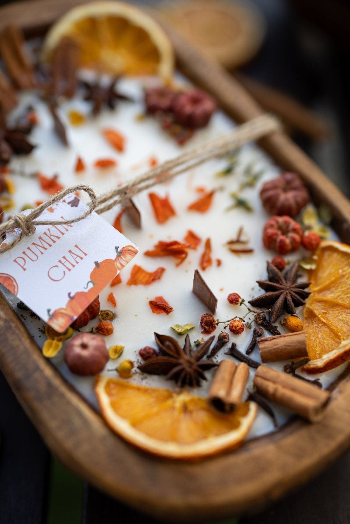 Autumn Hearth Dough Bowl Candle