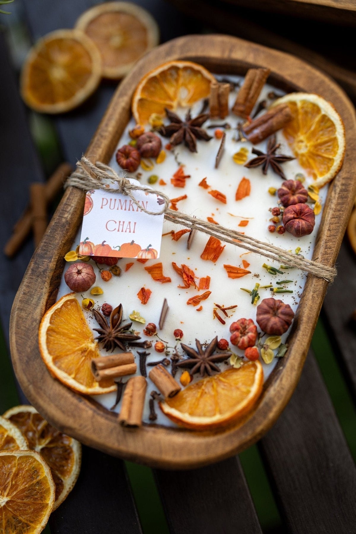 Autumn Hearth Dough Bowl Candle