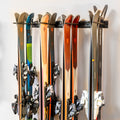 Snowbasin Wall-Mount Ski Storage Rack | Holds Up to 8 Pairs