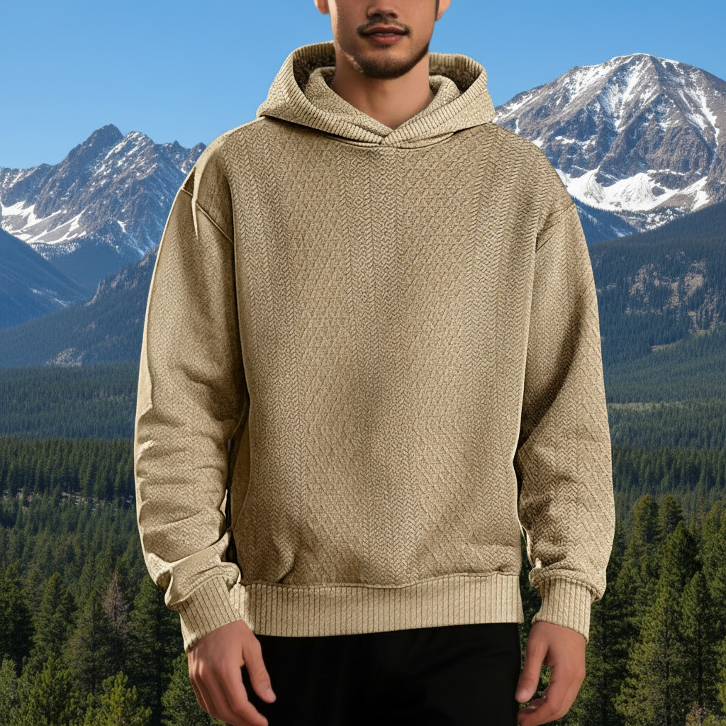 Jacquard Fleece Hoodie - Artifact Removed
