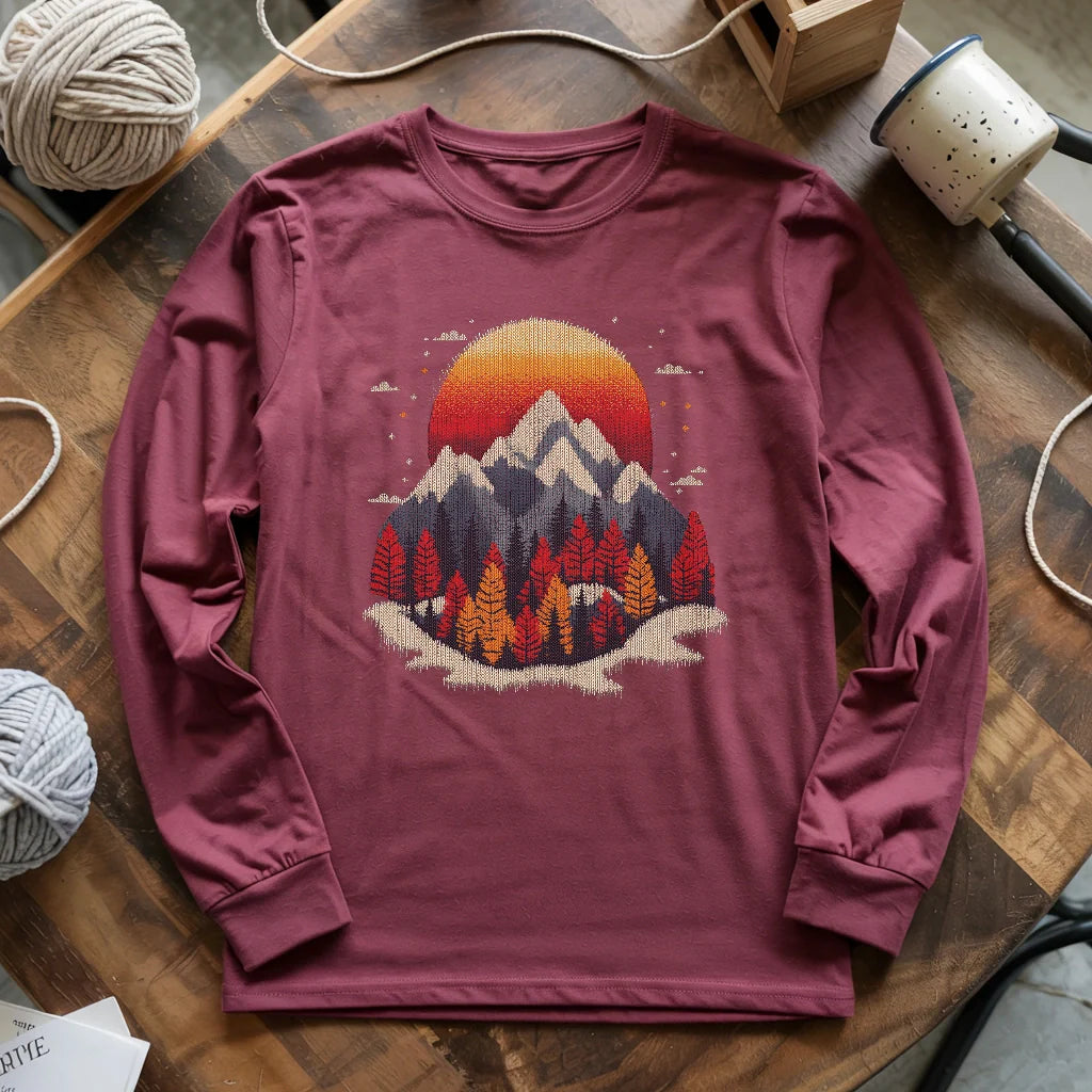 Mountain Knit Long Sleeve Tee