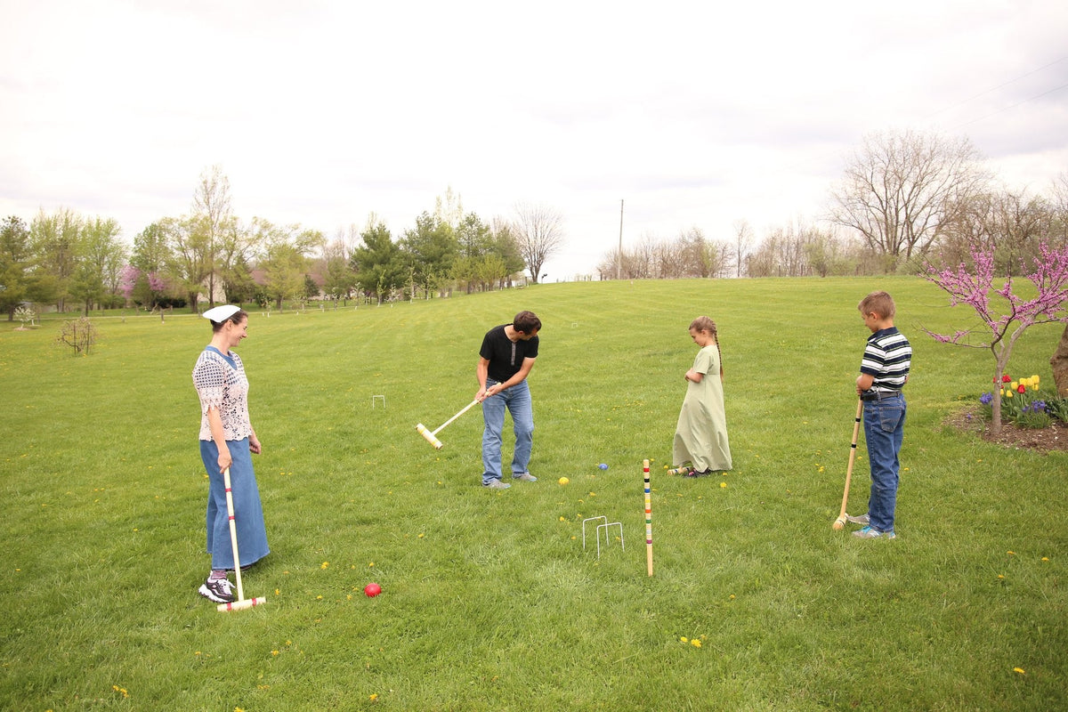 Deluxe 8-Player Croquet Set