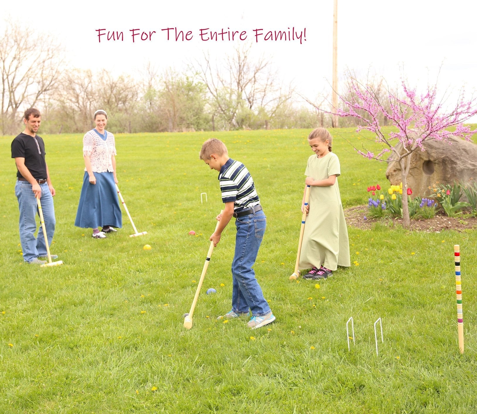 Deluxe 8-Player Croquet Set