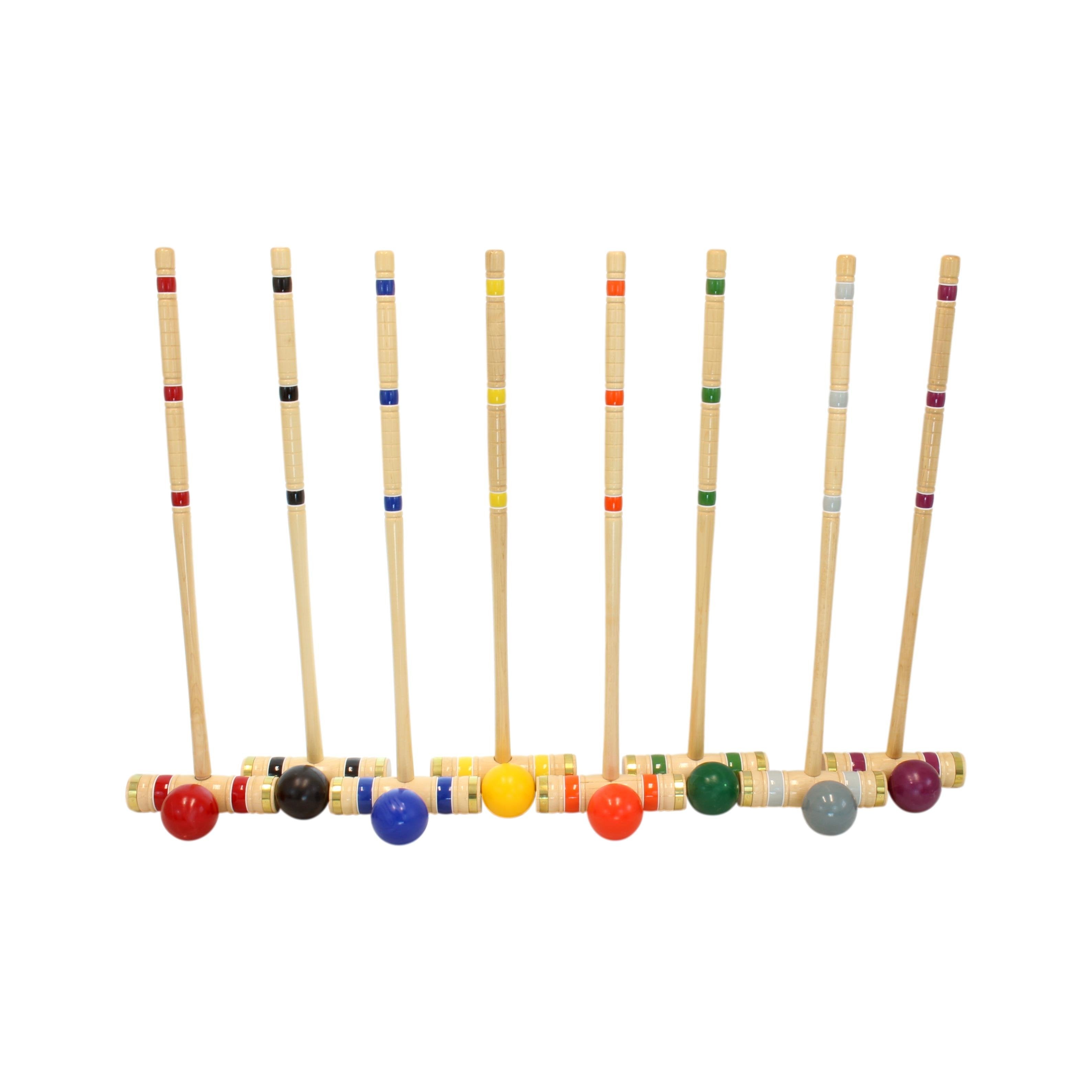 Deluxe 8-Player Croquet Set
