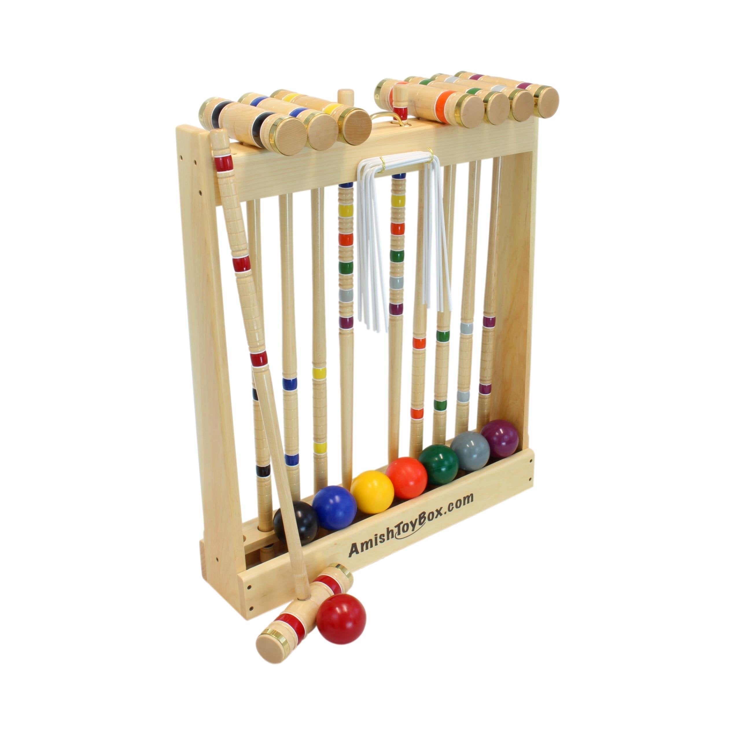 Deluxe 8-Player Croquet Set