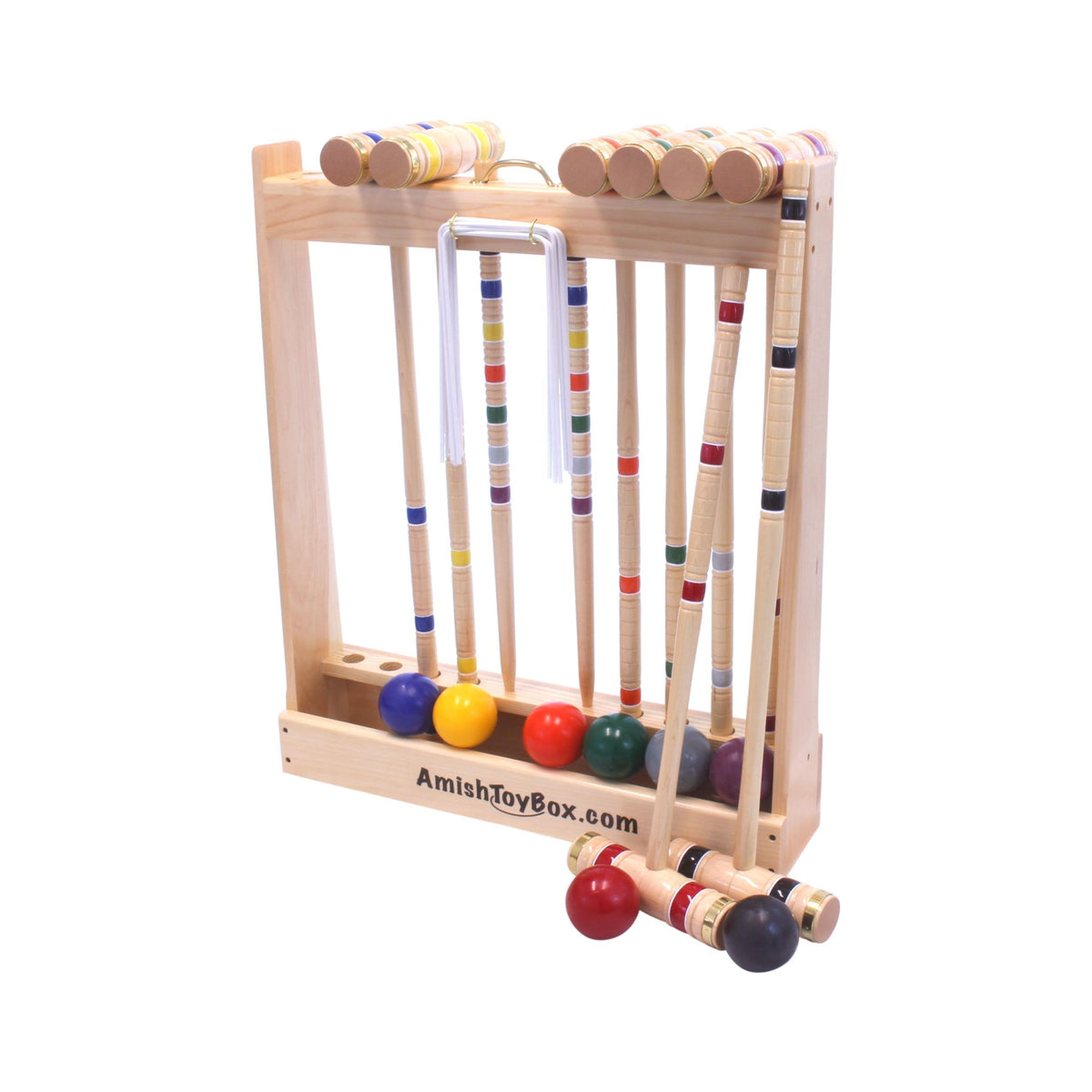 Deluxe 8-Player Croquet Set