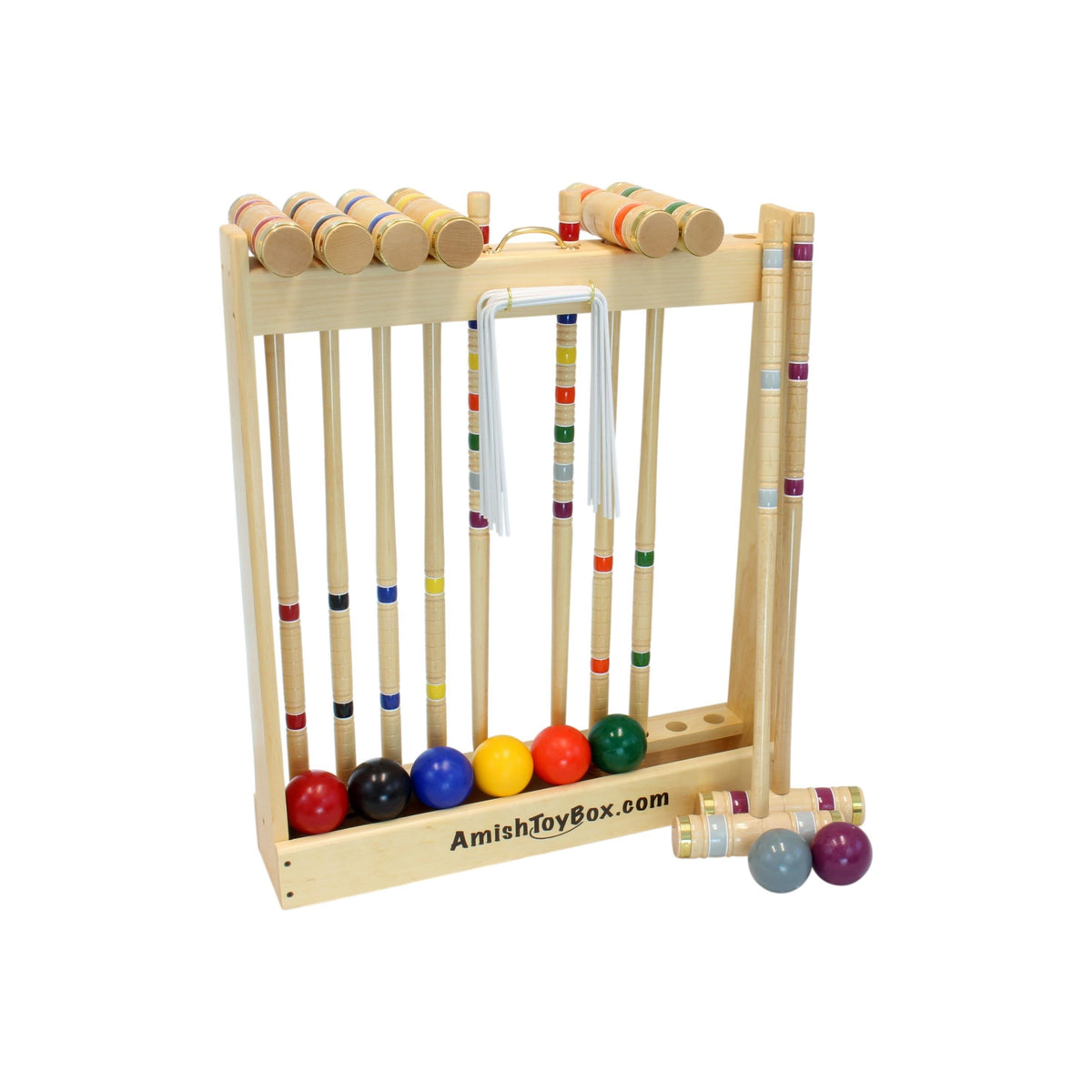 Deluxe 8-Player Croquet Set
