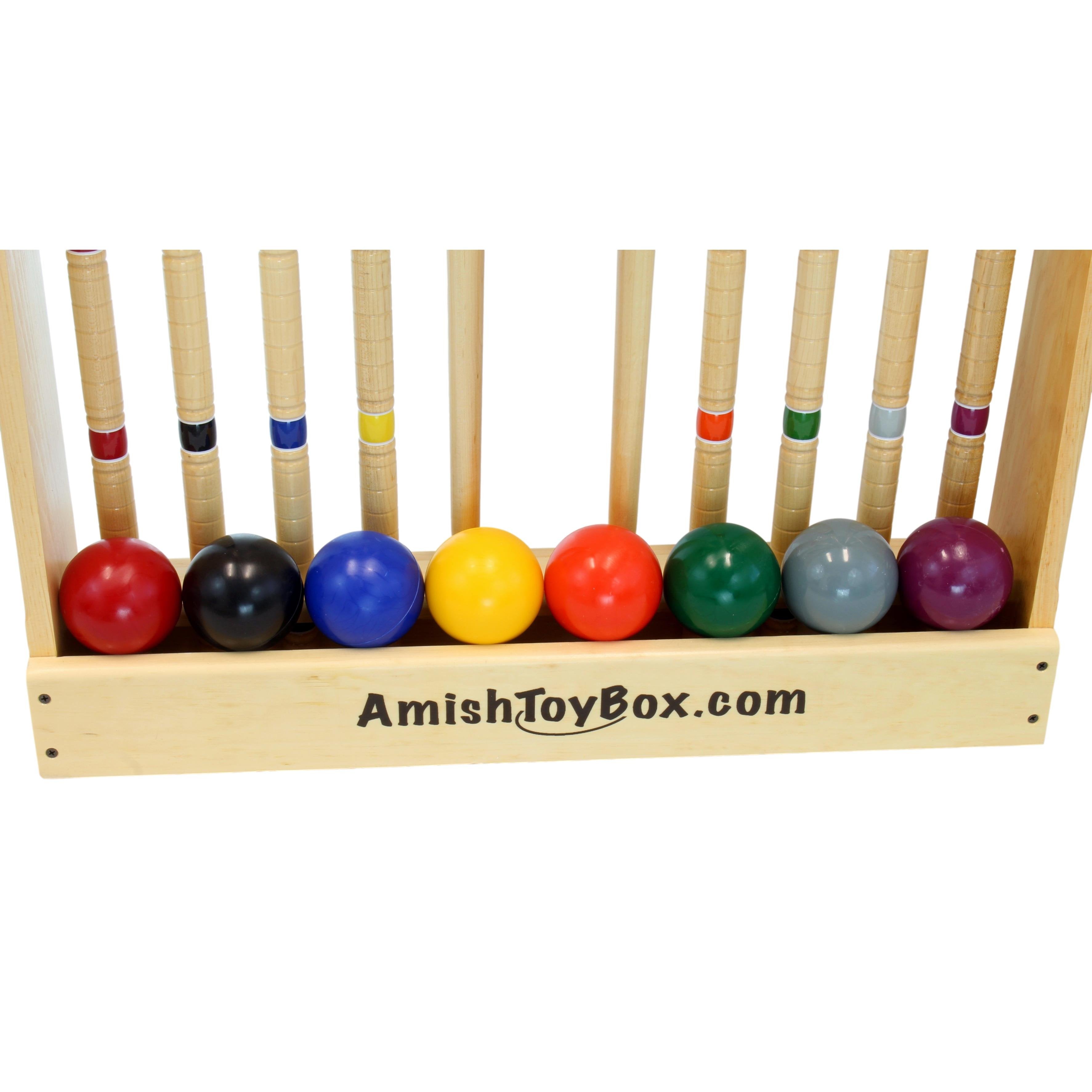 Deluxe 8-Player Croquet Set