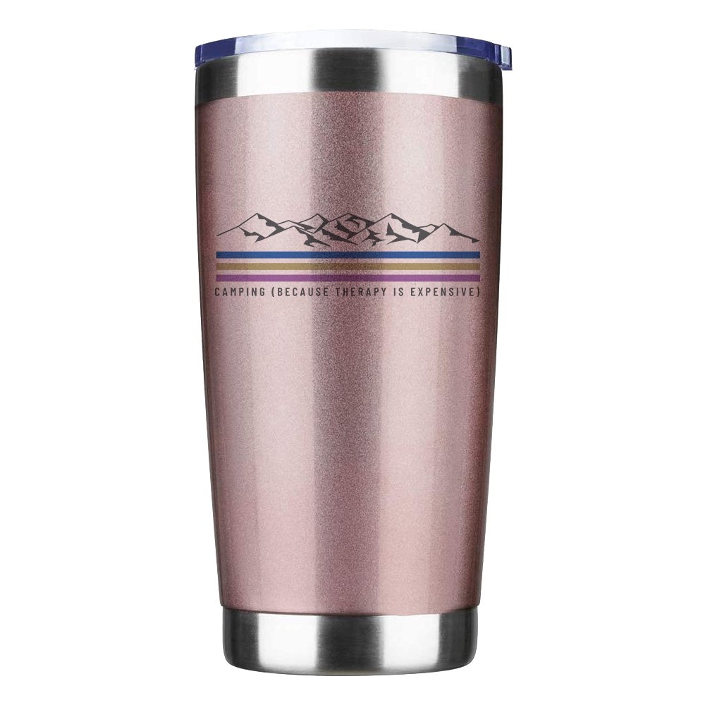 Camping Lines Insulated Tumbler