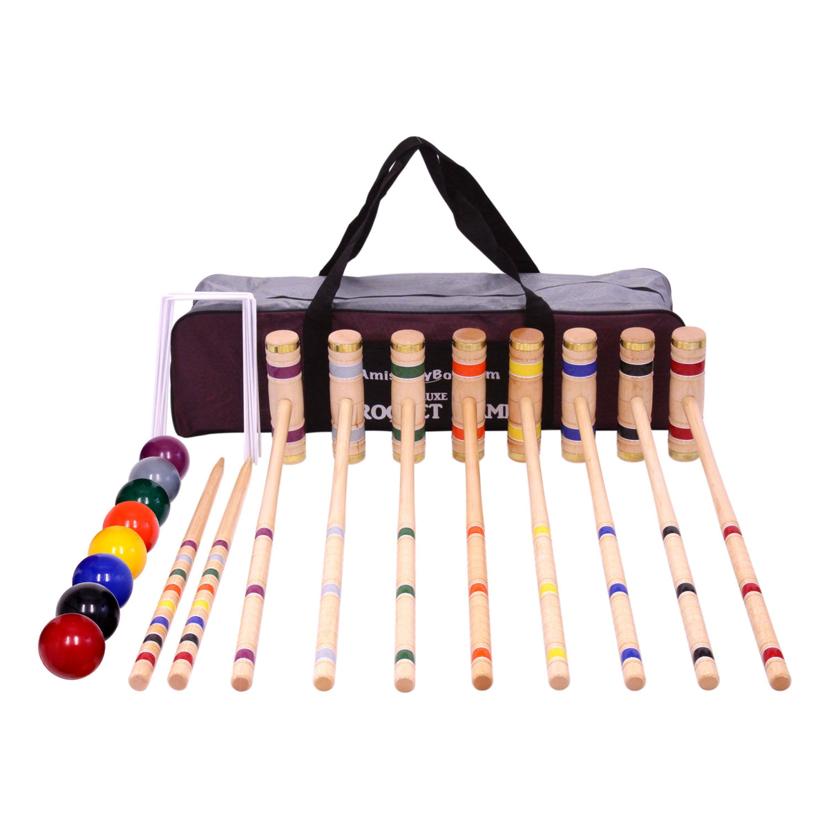 Deluxe 8-Player Croquet Set