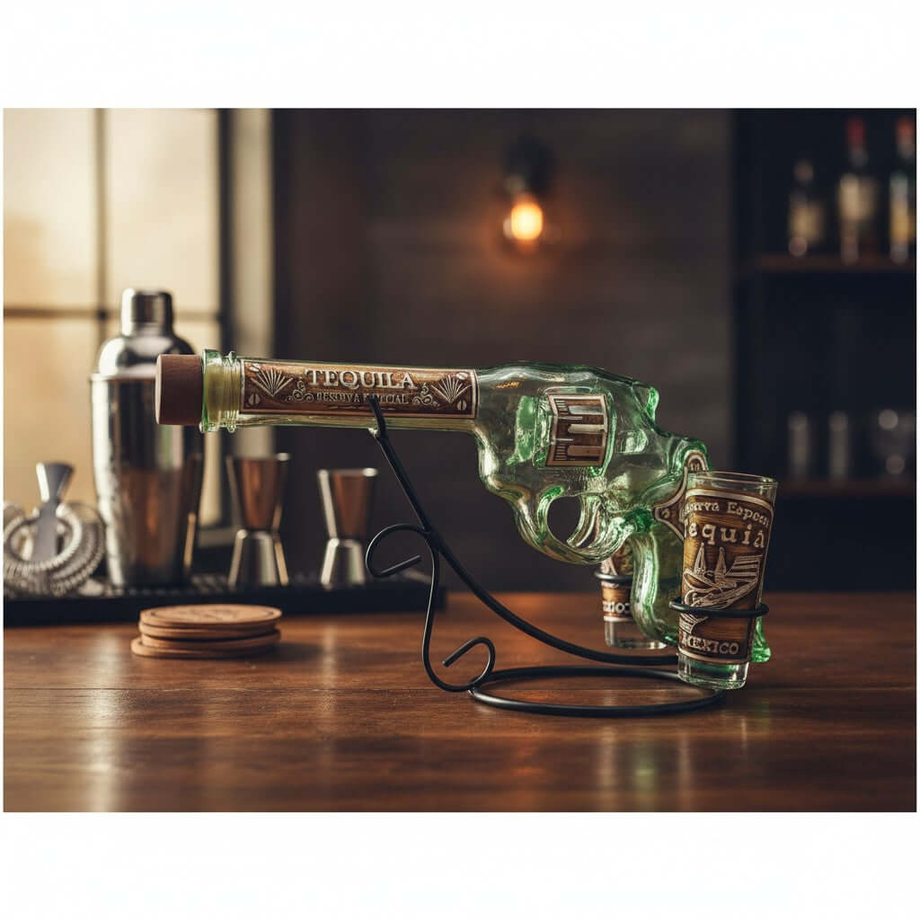 Revolver Tequila Decanter Set