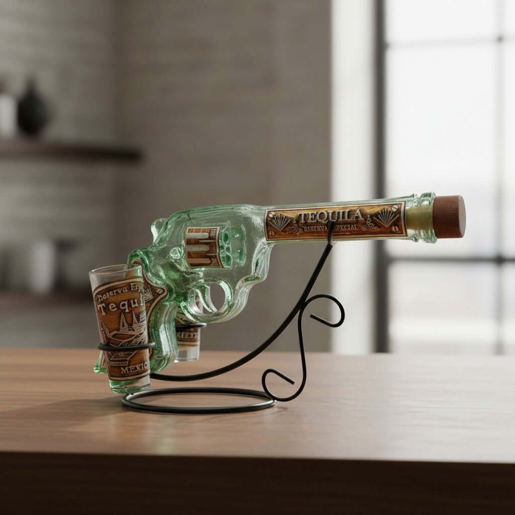 Revolver Tequila Decanter Set