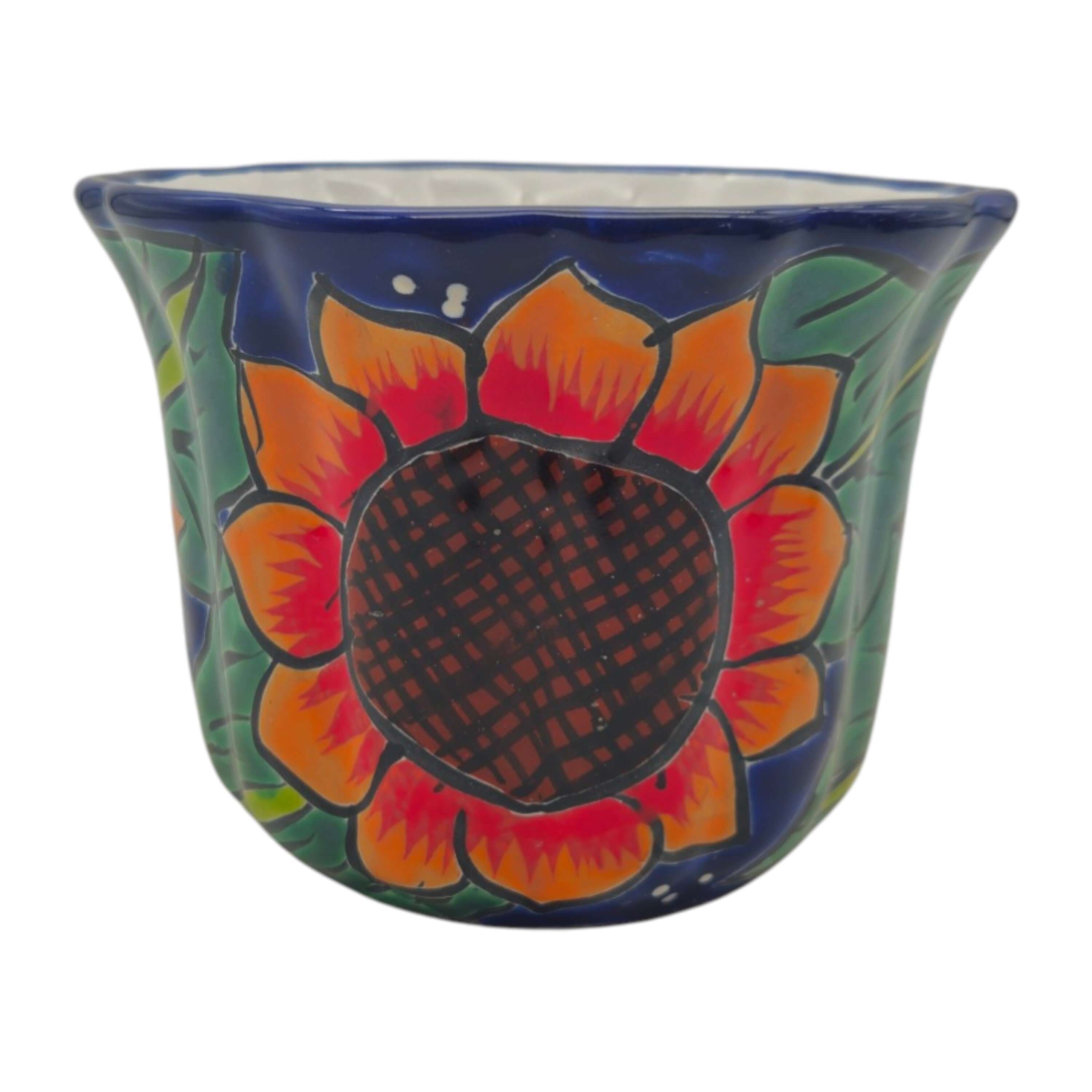 Talavera Sunflower Planter