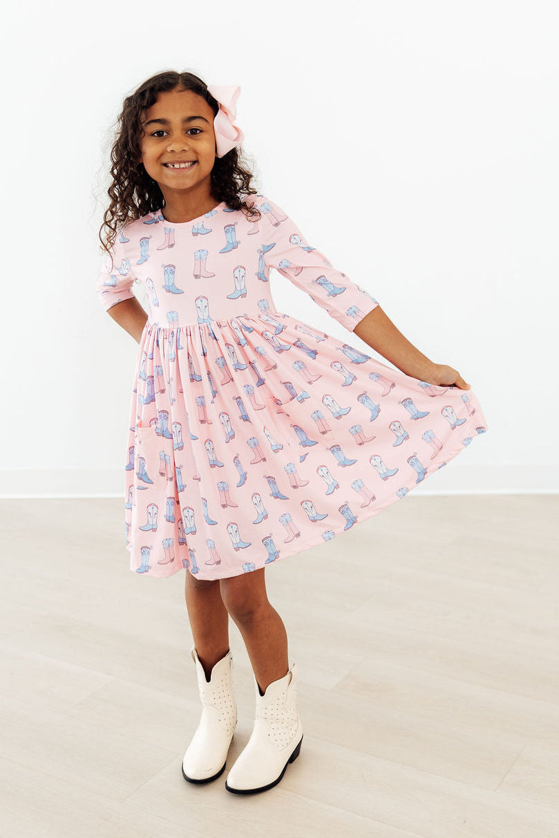 Ribbons & Rodeos Pocket Twirl Dress