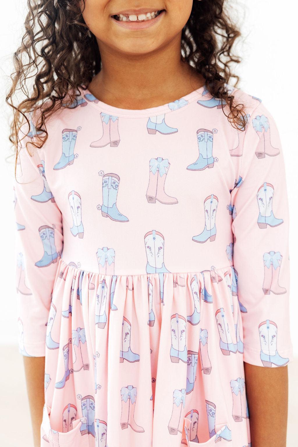 Ribbons & Rodeos Pocket Twirl Dress